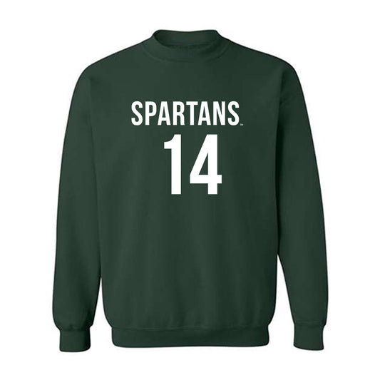 Michigan State - NCAA Men's Soccer : Dominic Dono - Replica Shersey Crewneck Sweatshirt-0