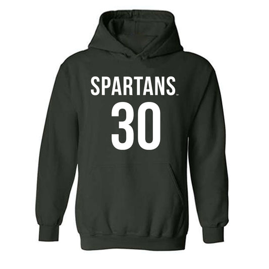 Michigan State - NCAA Men's Soccer : Ezra Horlings - Replica Shersey Hooded Sweatshirt-0