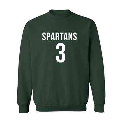 Michigan State - NCAA Men's Soccer : Jared Smid - Replica Shersey Crewneck Sweatshirt-0