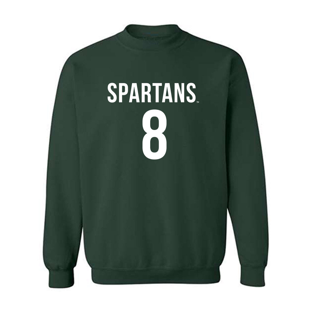 Michigan State - NCAA Men's Soccer : Miles Merritt - Replica Shersey Crewneck Sweatshirt-0