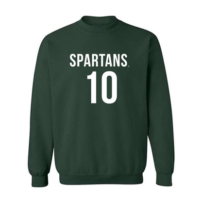 Michigan State - NCAA Men's Soccer : Richie Ludwig - Replica Shersey Crewneck Sweatshirt-0