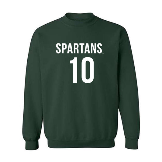 Michigan State - NCAA Men's Soccer : Richie Ludwig - Replica Shersey Crewneck Sweatshirt-0