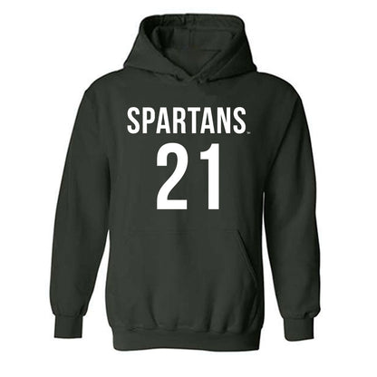 Michigan State - NCAA Women's Soccer : Eden Bretzer - Replica Shersey Hooded Sweatshirt-0