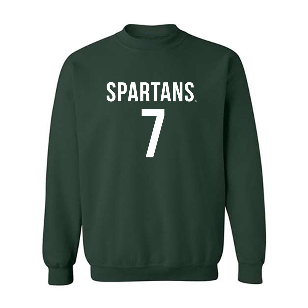Michigan State - NCAA Men's Soccer : Aidan Phelan - Replica Shersey Crewneck Sweatshirt-0