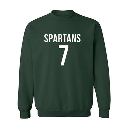 Michigan State - NCAA Men's Soccer : Aidan Phelan - Replica Shersey Crewneck Sweatshirt-0