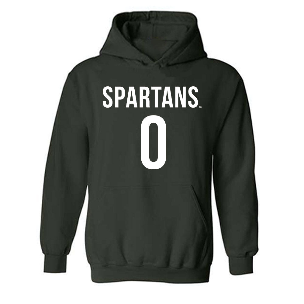 Michigan State - NCAA Women's Soccer : Noelle Henning - Replica Shersey Hooded Sweatshirt-0
