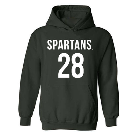 Michigan State - NCAA Women's Soccer : Renee Watson - Replica Shersey Hooded Sweatshirt-0