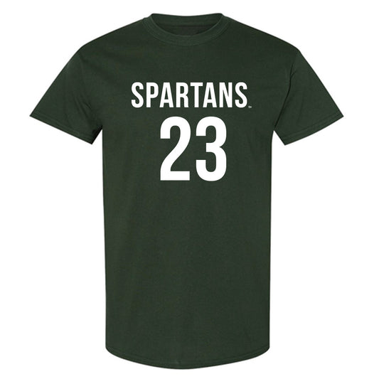 Michigan State - NCAA Men's Soccer : Leo Conneh - Replica Shersey T-Shirt-0