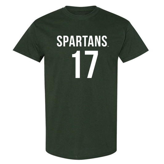 Michigan State - NCAA Men's Soccer : Peter Soudan - Replica Shersey T-Shirt-0