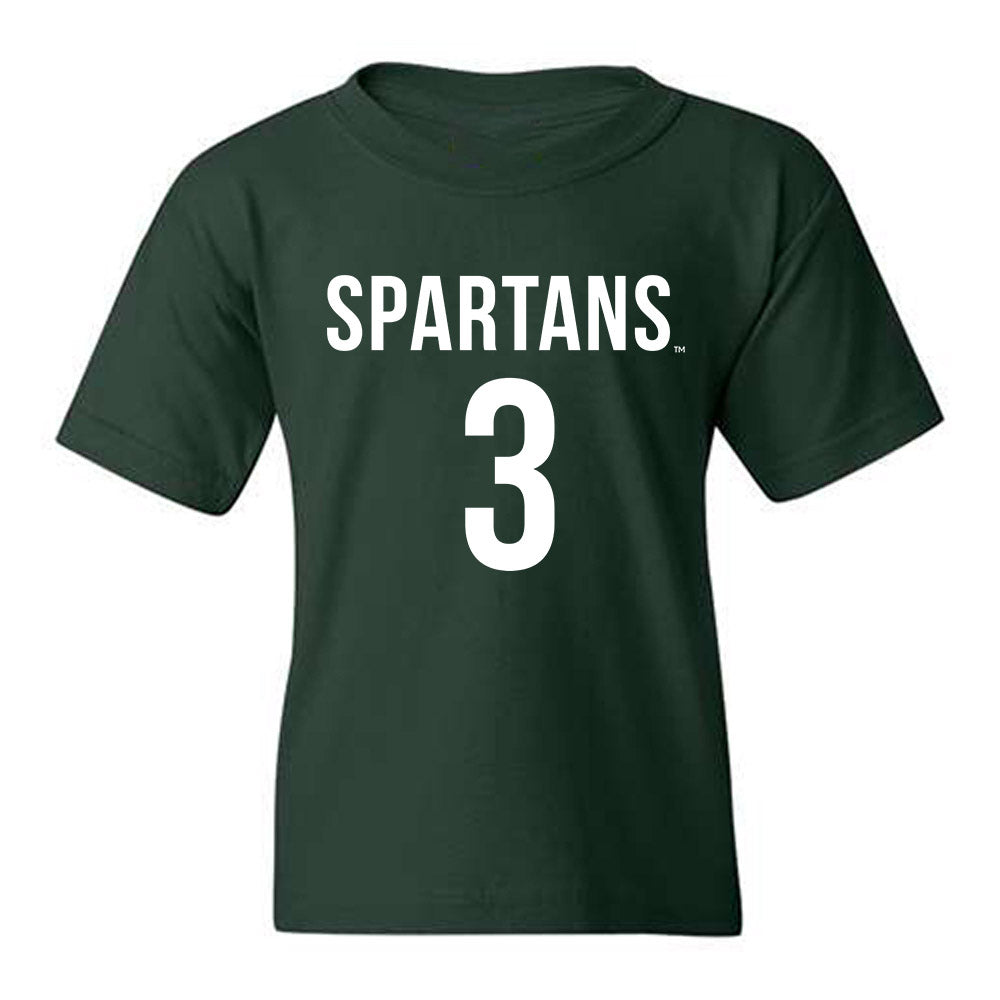 Michigan State - NCAA Women's Soccer : Mekenzie Rogers - Replica Shersey Youth T-Shirt-0
