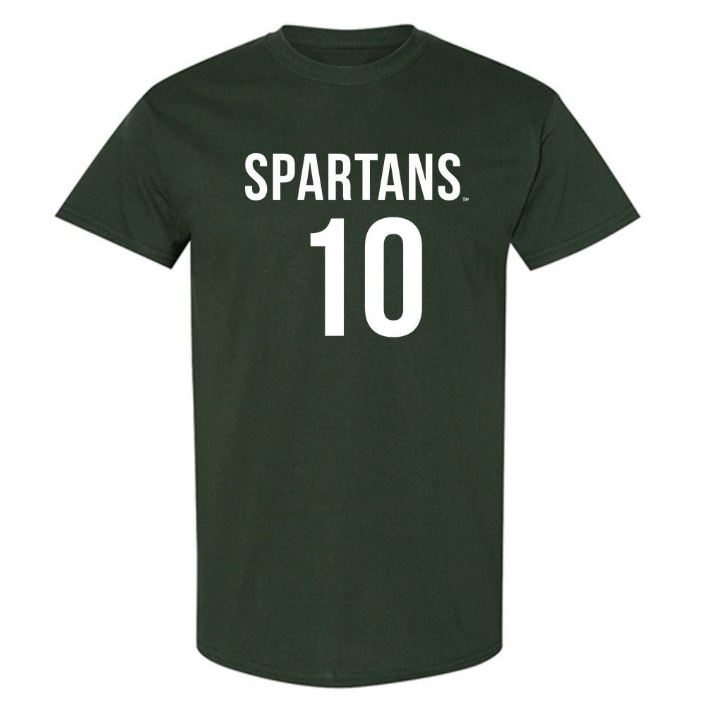 Michigan State - NCAA Men's Soccer : Richie Ludwig - Replica Shersey T-Shirt-0