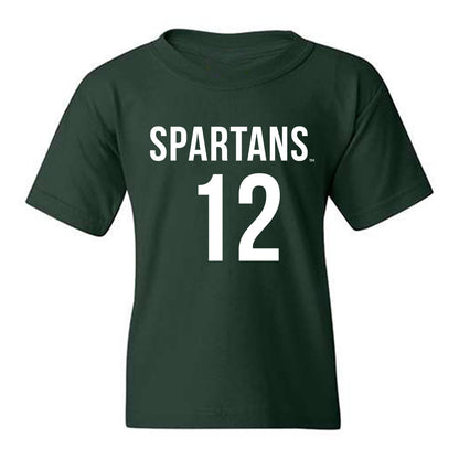 Michigan State - NCAA Women's Soccer : Mackenzie Kruer - Replica Shersey Youth T-Shirt-0