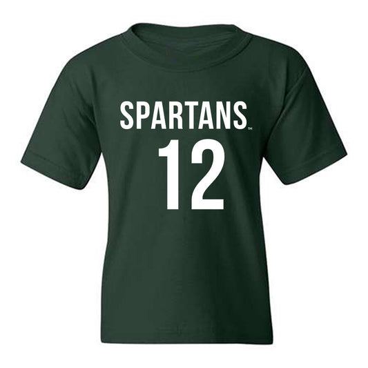 Michigan State - NCAA Women's Soccer : Mackenzie Kruer - Replica Shersey Youth T-Shirt-0