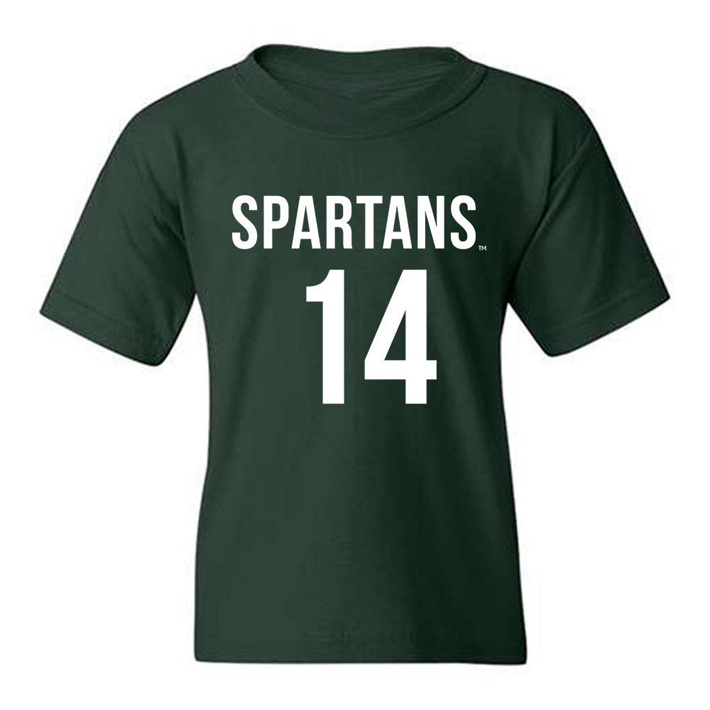 Michigan State - NCAA Men's Soccer : Dominic Dono - Replica Shersey Youth T-Shirt-0