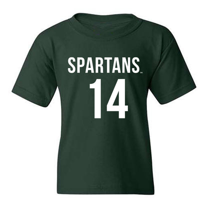 Michigan State - NCAA Men's Soccer : Dominic Dono - Replica Shersey Youth T-Shirt-0