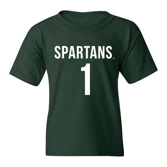 Michigan State - NCAA Men's Soccer : Jake Grekowicz - Replica Shersey Youth T-Shirt-0