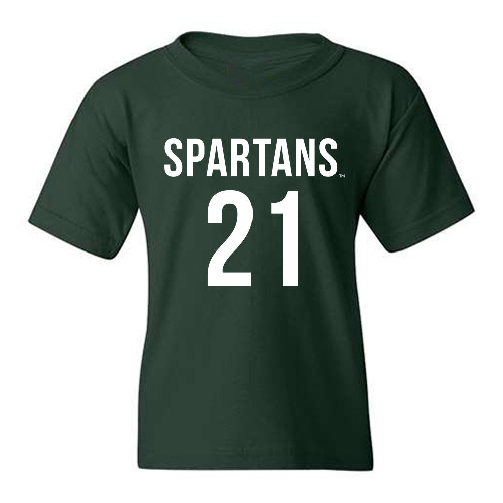 Michigan State - NCAA Women's Soccer : Eden Bretzer - Replica Shersey Youth T-Shirt-0