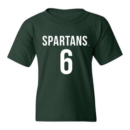 Michigan State - NCAA Men's Soccer : Charlie Norkett - Replica Shersey Youth T-Shirt-0