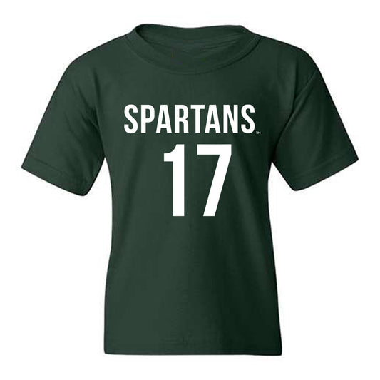 Michigan State - NCAA Men's Soccer : Peter Soudan - Replica Shersey Youth T-Shirt-0