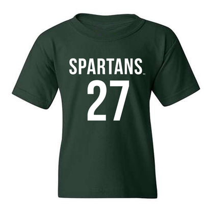 Michigan State - NCAA Men's Soccer : Drew Rensing - Replica Shersey Youth T-Shirt-0