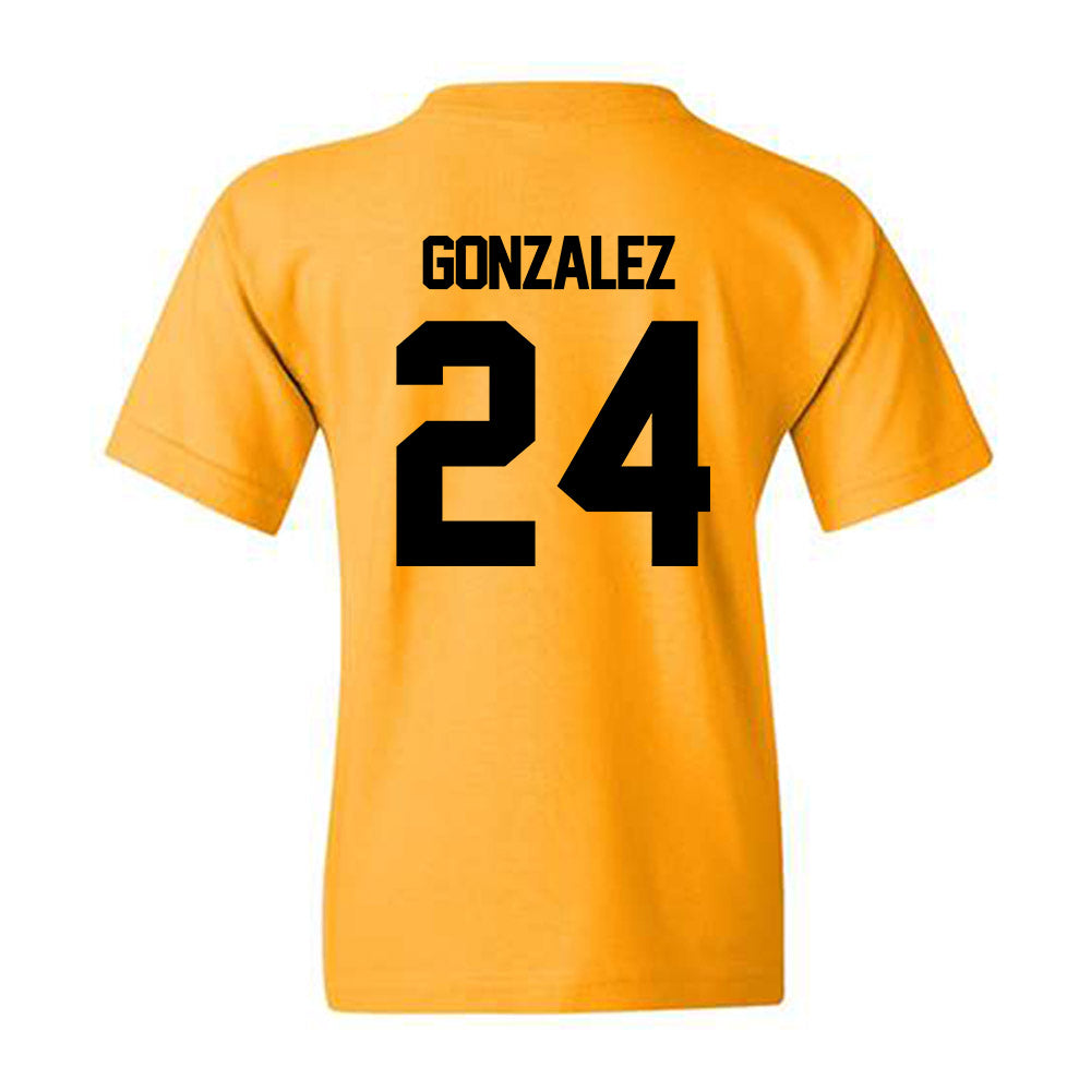Missouri - NCAA Baseball : Keyler Gonzalez - Classic Shersey Youth T-Shirt-1