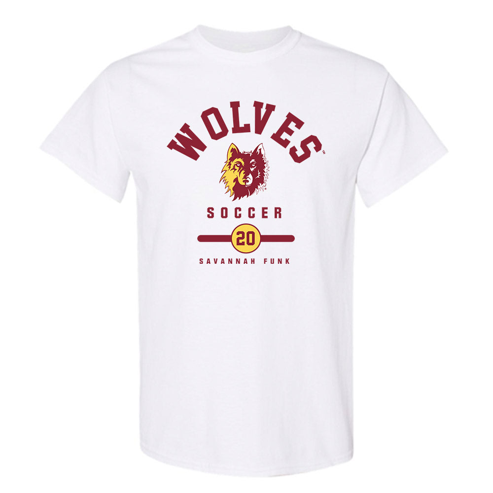 NSU - NCAA Women's Soccer : Savannah Funk - Classic Fashion Shersey T-Shirt-0