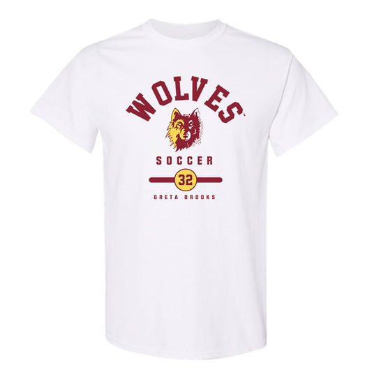 NSU - NCAA Women's Soccer : Greta Brooks - T-Shirt
