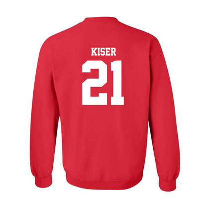 Nebraska - NCAA Women's Soccer : Izzie Kiser - Replica Shersey Crewneck Sweatshirt-1