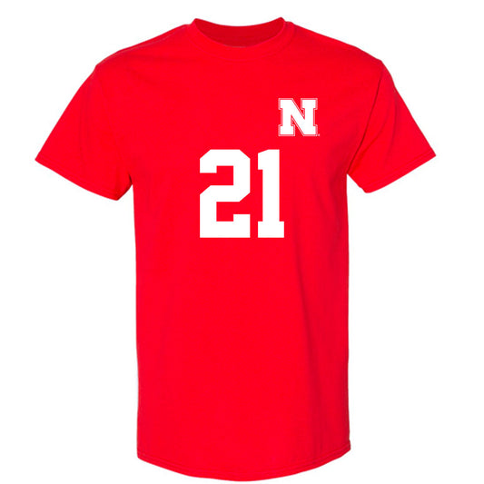 Nebraska - NCAA Women's Soccer : Izzie Kiser - Replica Shersey T-Shirt-0