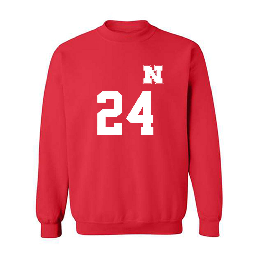 Nebraska - NCAA Women's Soccer : Madison Osborn - Replica Shersey Crewneck Sweatshirt-0