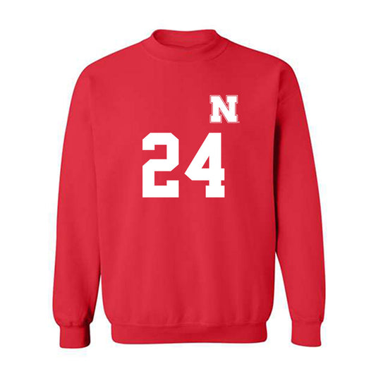 Nebraska - NCAA Women's Soccer : Madison Osborn - Replica Shersey Crewneck Sweatshirt-0