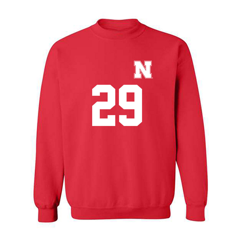 Nebraska - NCAA Women's Soccer : Kayma Carpenter - Replica Shersey Crewneck Sweatshirt-0