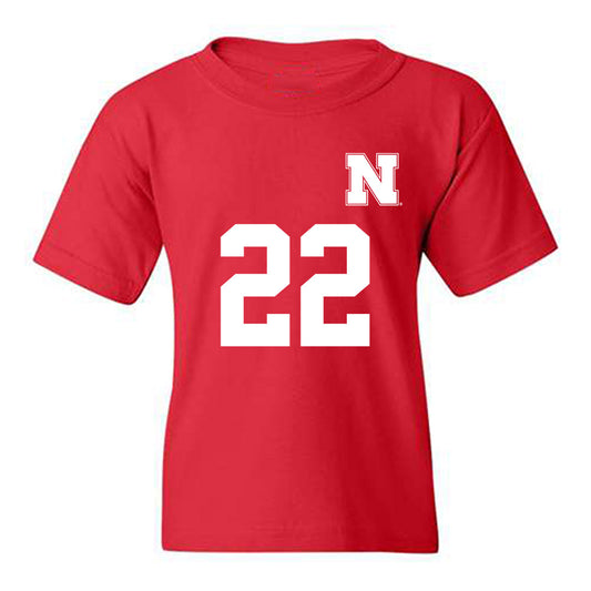 Nebraska - NCAA Women's Soccer : Carson Bohonek - Replica Shersey Youth T-Shirt-0