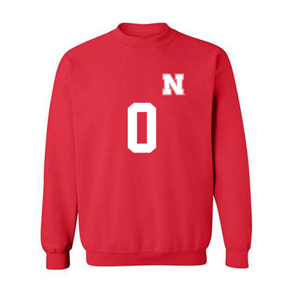 Nebraska - NCAA Women's Soccer : Avery Gillahan - Replica Shersey Crewneck Sweatshirt-0