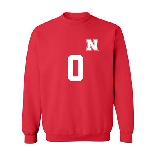 Nebraska - NCAA Women's Soccer : Avery Gillahan - Replica Shersey Crewneck Sweatshirt-0