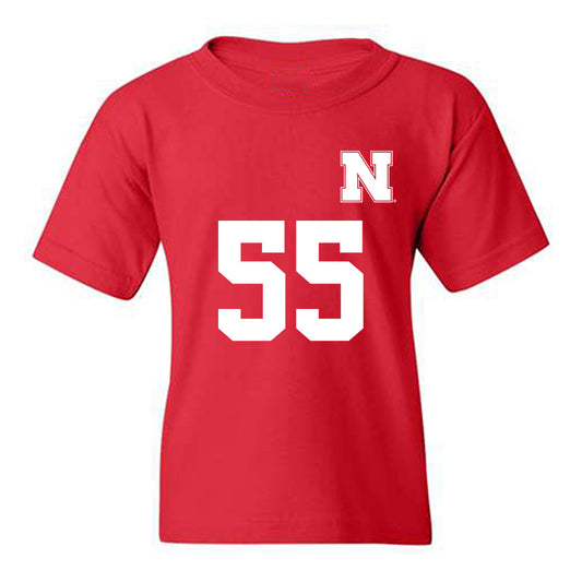 Nebraska - NCAA Women's Soccer : Kate Eggett - Replica Shersey Youth T-Shirt-0