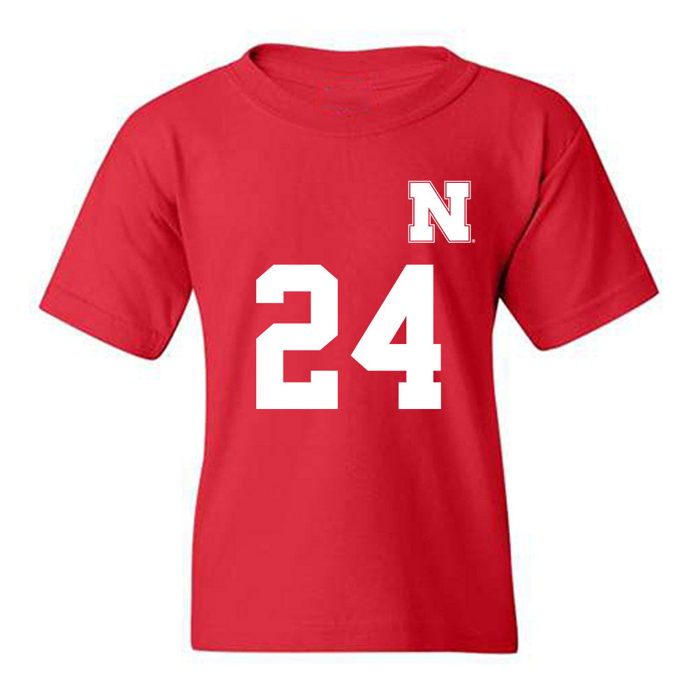 Nebraska - NCAA Women's Soccer : Madison Osborn - Replica Shersey Youth T-Shirt-0