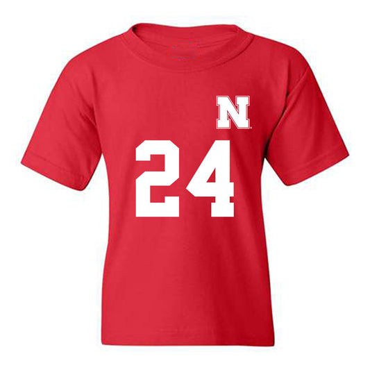 Nebraska - NCAA Women's Soccer : Madison Osborn - Replica Shersey Youth T-Shirt-0