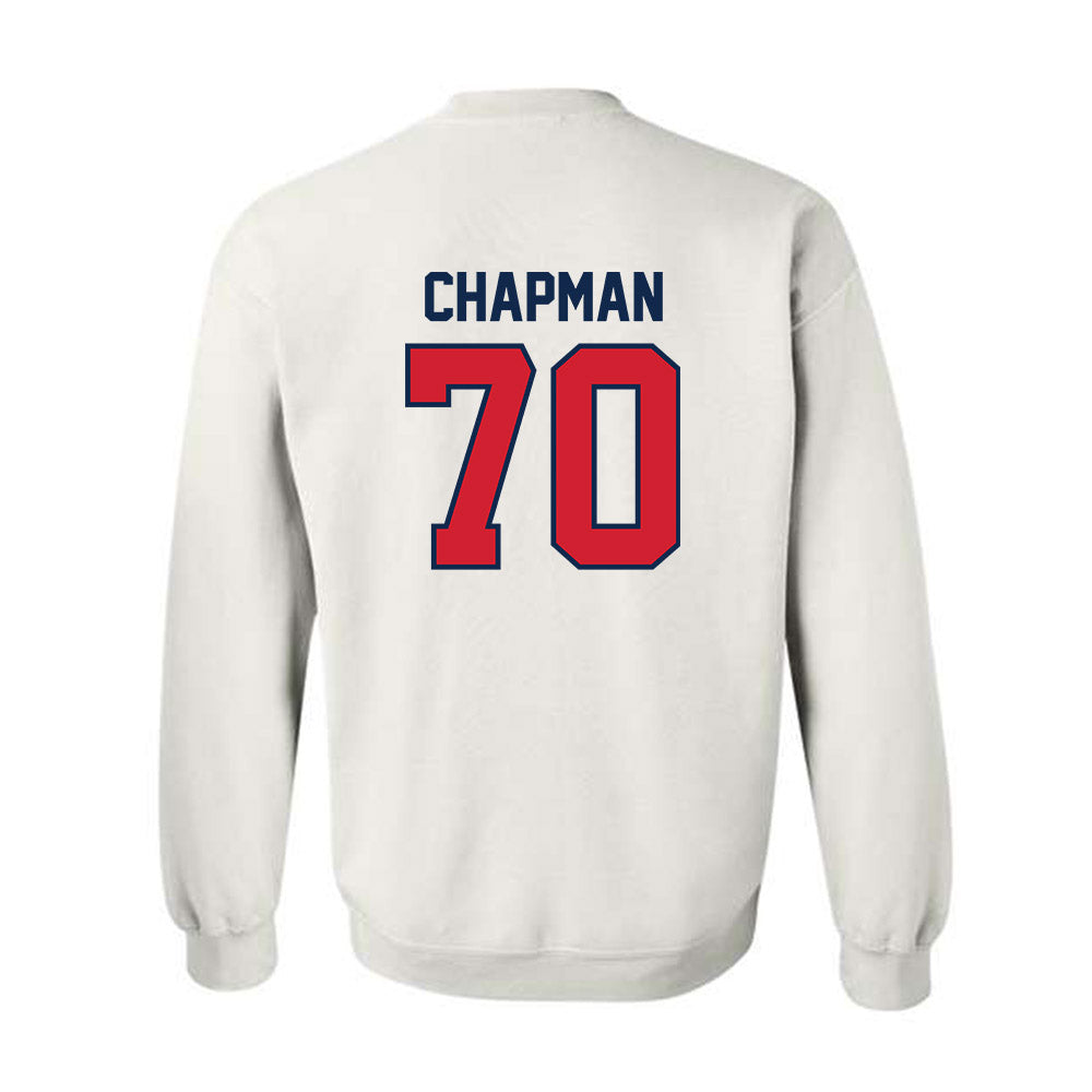 Ole Miss - NCAA Football : Jalan Chapman - Replica Shersey Crewneck Sweatshirt-1
