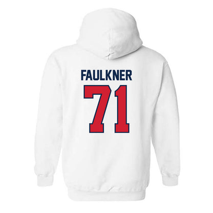 Ole Miss - NCAA Football : Emanuel Faulkner - Replica Shersey Hooded Sweatshirt-1