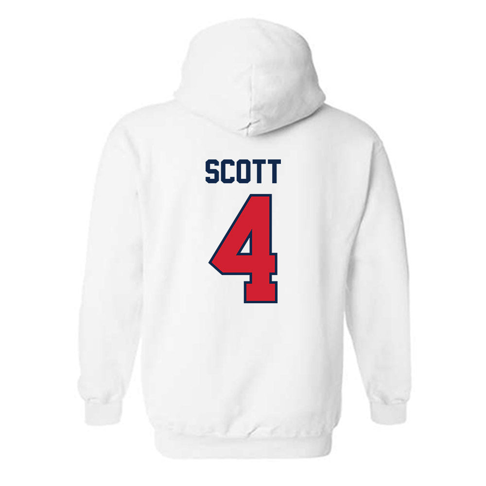 Ole Miss - NCAA Men's Basketball : James Scott - Replica Shersey Hooded Sweatshirt-1