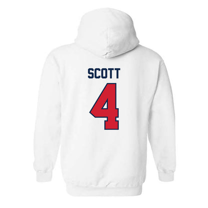 Ole Miss - NCAA Men's Basketball : James Scott - Replica Shersey Hooded Sweatshirt-1