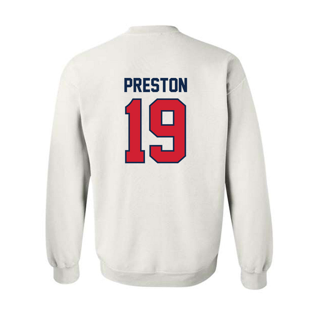Ole Miss - NCAA Football : MJ Preston - Replica Shersey Crewneck Sweatshirt-1