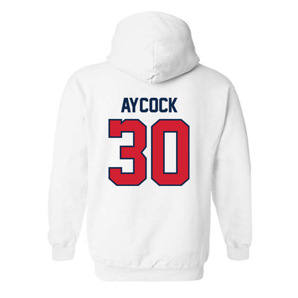 Ole Miss - NCAA Softball : Kyra Aycock - Replica Shersey Hooded Sweatshirt-1