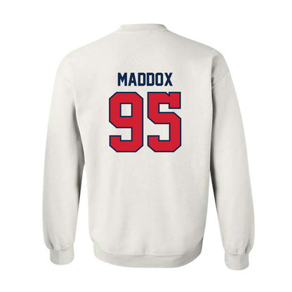 Ole Miss - NCAA Football : Andrew Maddox - Replica Shersey Crewneck Sweatshirt-1
