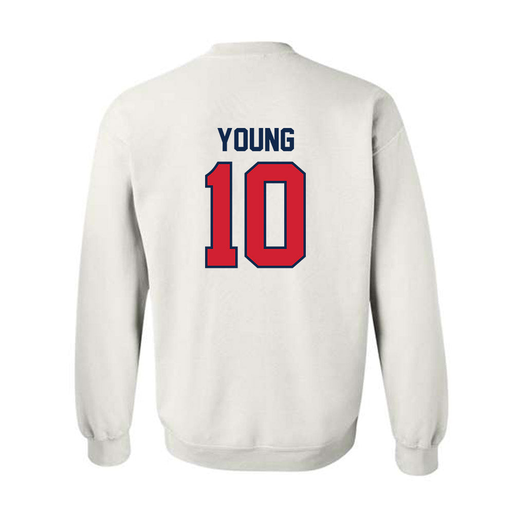 Ole Miss - NCAA Women's Basketball : J'Adore Young - Replica Shersey Crewneck Sweatshirt-1