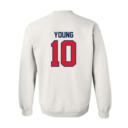 Ole Miss - NCAA Women's Basketball : J'Adore Young - Replica Shersey Crewneck Sweatshirt-1