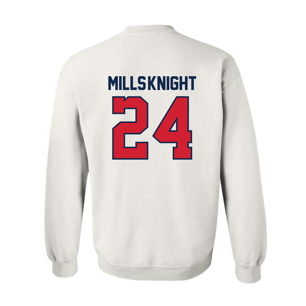 Ole Miss - NCAA Football : Shekai Mills-Knight - Replica Shersey Crewneck Sweatshirt-1