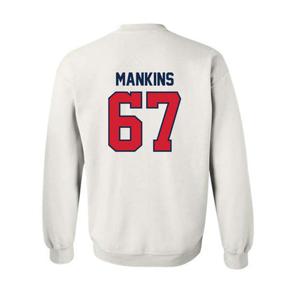 Ole Miss - NCAA Football : Kane Mankins - Replica Shersey Crewneck Sweatshirt-1