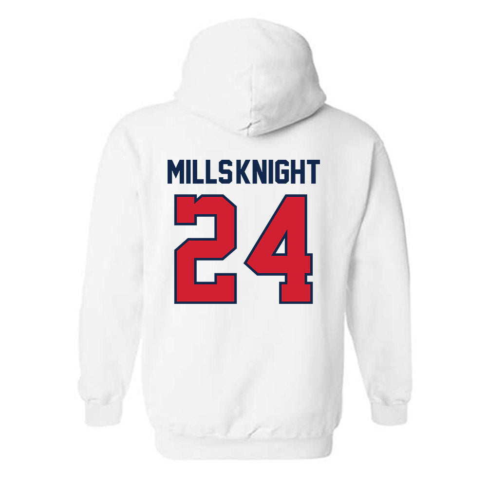 Ole Miss - NCAA Football : Shekai Mills-Knight - Replica Shersey Hooded Sweatshirt-1